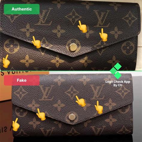 louis vuitton wallet authentic vs fake|authentic used louis vuitton wallet.